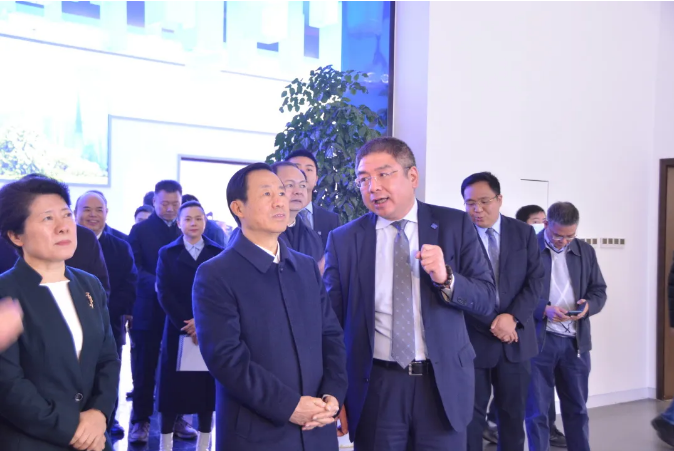 奋进新征程丨湖南省委书记许达哲一行莅临upay钱包官网环境长沙基地调研考察