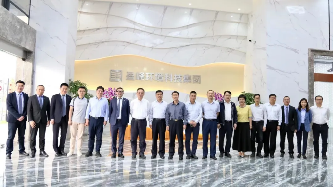 中国环境监测总站及省市区领导一行莅临upay钱包官网环境调研指导